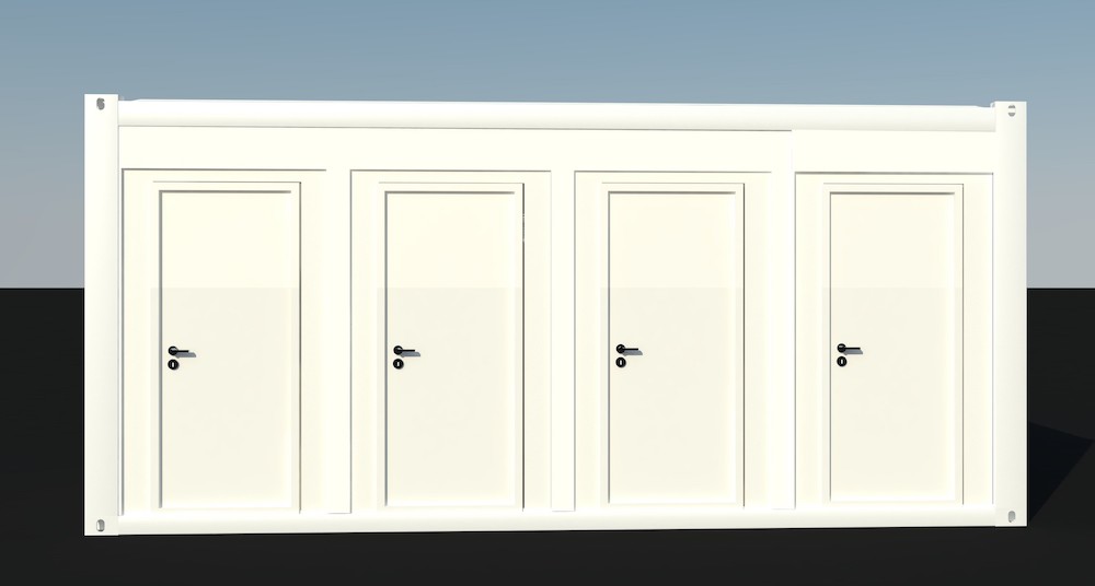 トランクルーム（貸し倉庫）をユニットハウスで運営・開業 